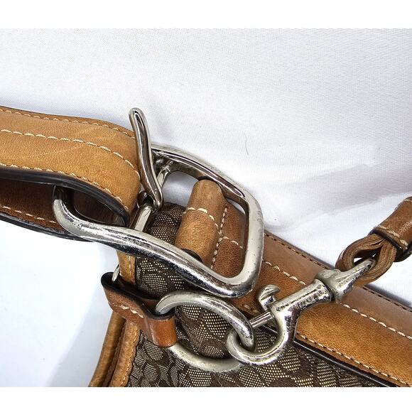 Coach Signature Convertible Shoulder Bag #F10416 - Picture 5 of 12